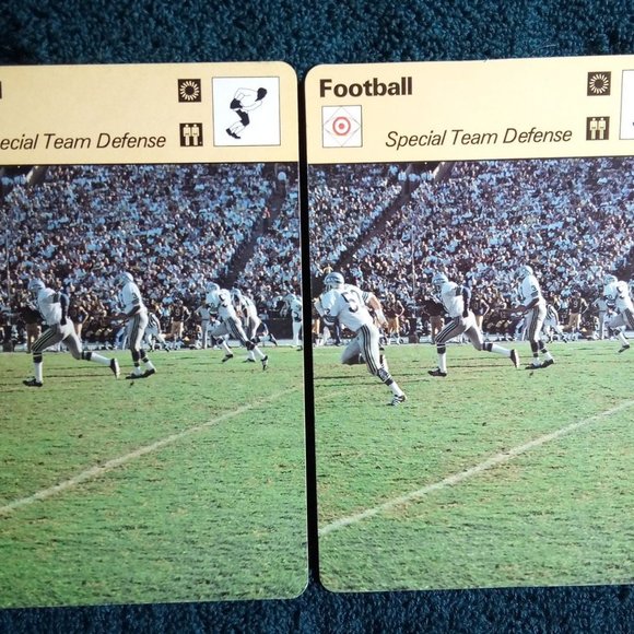 2 Rare Football Edito Service cards - Picture 1 of 3